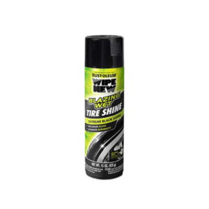 ספריי הברקה מקצועי שחור לצמיגים RUST-OLEUM
