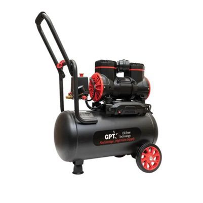 מדחס אויר קומפרסור שקט ללא שמן 2 ראשים GPT – 1450W