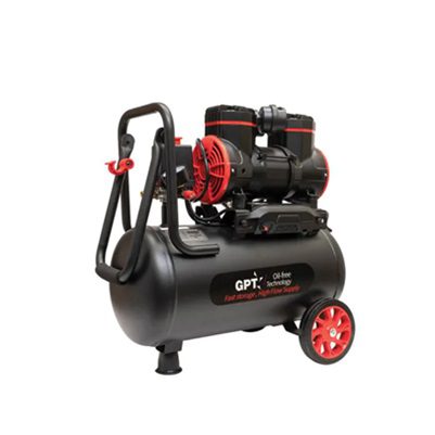 מדחס אויר קומפרסור שקט ללא שמן 2 ראשים GPT - 1450W – תמונה 2
