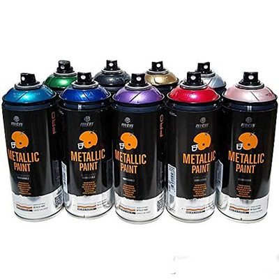 ספריי צבע מטאלי מקצועי MTN PRO Metallic Paint