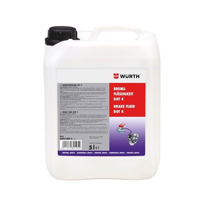 נוזל בלמים DOT 4 למערכת בלמים הידראולית WURTH – תמונה 3