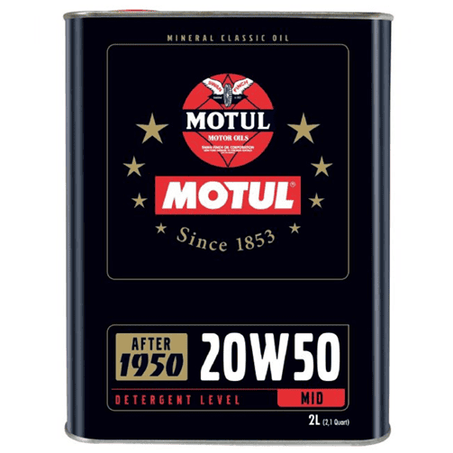 שמן מנוע לרכבי אספנות MOTUL CLASSIC 20W-50